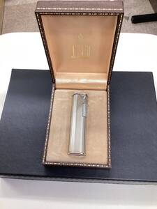 【13849】Dunhill　ダンヒルライター　ローラー式　シルバーカラー　着火未確認　喫煙具