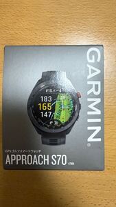 【美品】GARMIN Approach S70 47mm Black スマートウォッチ アプローチ ゴルフ ガーミン 本体