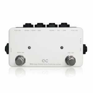 最落無し! One Control Minimal Series White Loop / a47078　Loopチャンネルを瞬時に切替可能なFlash Loopを採用.2ループスイッチャー 1円