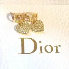 可愛い♡ DIOR CDハートピアス