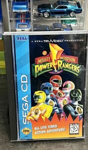 Mighty Morphin Power Rangers (Sega CD, 1995) Complete CIB 海外 即決