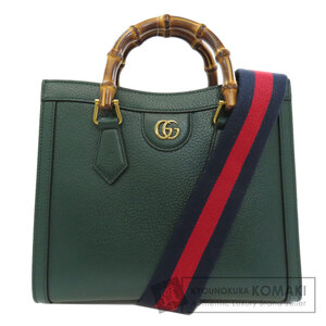 GUCCI グッチ 493075 バンブー 2WAY ハンドバッグ カーフ レディース 中古