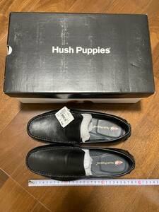 新品タグ付き！ 定価50%開始 ドイツで購入！ Hush Puppies ローファー　スリッポン　黒　26cm・41　レザー