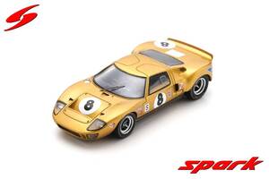 ■限定300pcs. スパークモデル 1/43 1968 フォードGT40 #8 BOAC6h