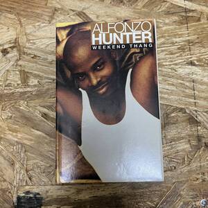  ヤ HIPHOP,R&B ALFONZO HUNTER - WEEKEND THANG シングル,名曲 TAPE 中古品