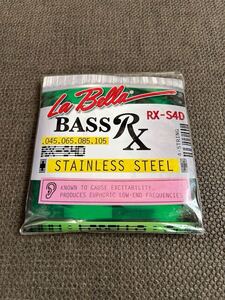 未使用品！La Bella ラベラ・RX-S4D RX Series Nickel Plated Round Wound ベース弦