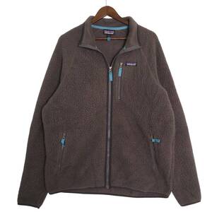 patagonia パタゴニア レトロパイル フリースジャケット アウトドア グレー (メンズ XL) 中古 古着 A2738