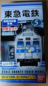 [数量8]東急電鉄 8500系 青帯 2両セット Bトレインショーティー