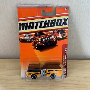 絶版・新品・未開封 マッチボックス 消防車 MATCHBOX PIERCE FIRE ポンプ車　21 ラスト一点