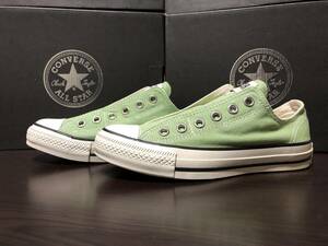 コンバース オールスター ウォッシュアウト スリップ OX CONVERSE ALL STAR WASHOUT SLIP OX 23.5cm SAGE GREEN