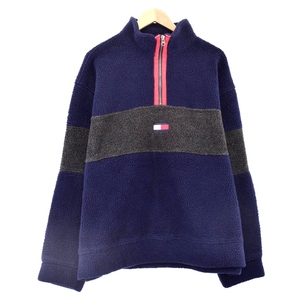 古着 90年代 トミーヒルフィガー TOMMY HILFIGER フリースプルオーバー メンズL ヴィンテージ /eaa365574 【SS2409_30%】