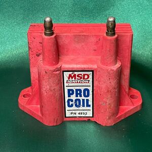 MSD イグニッション PRO COIL PN4292 赤 レッド プロコイル 点火系 キノクニ レーシングパーツ 競技車両 旧車 アメ車