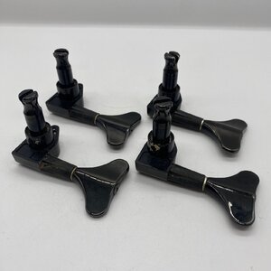 Gotoh エレキベース用 ブラック ロトマチックペグ パーツ 糸巻き Guitar Pegs -c751