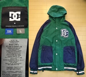 【DC SHOES】スノボジャケット グリーン×ネイビー SIZE:LARGE (ディーシーシューズ,スノーボード)