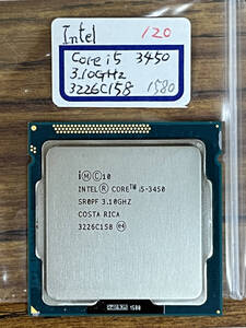 CPU Intel Core i5 3450 3.10GHz 3226C158-1580 動作チェック済 ジャンク No.120