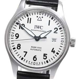 IWC IWC SCHAFFHAUSEN IW327012 パイロットウォッチ マークXVIII デイト 自動巻き メンズ 保証書付き_832093