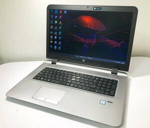 最新 office2024搭載 快適スペック！HP ProBook 470 G3 Core i7-6500U RadeonR7 M340/新品SSD960GB/メモリ16GB 超大17.3 Win11Pro カメラ