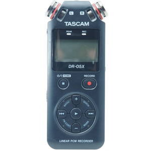 102897☆極上品☆TASCAM(タスカム) DR-05X USB オーディオインターフェース搭載 ステレオ リニアPCMレコーダー ハンディレコーダー 