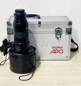 蘇や(PGY14)　カメラ　レンズ　SIGMA　シグマ　APO　500㎜　Nikon用　ケース付き　動作確認済み　中古品　120サイズ