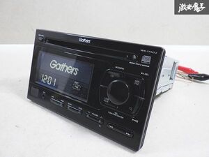 テスト済 Gathers HONDA 純正 オプション ホンダ ギャザズ WX-174CU 08A00-4W0-250 CD オーディオ CDデッキ 2ＤＩＮ 棚