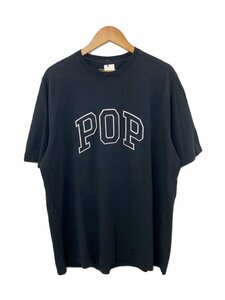 POP TRADING COMPANY◆Tシャツ/XL/コットン/BLK