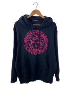 VERSACE◆パーカー/メデューサ/38/コットン/BLK