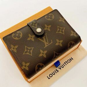 H1364【ほぼ極美品】ルイヴィトンLOUIS VUITTON ヴィエノワ がま口折り財布 モノグラム　ウォレット メンズ レディース 