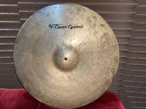 激レア！　 (Old K クローン）「V-Classic　Cymbals」　23インチ！　トルコ ・ イスタンブール 製　Vintage-Classic Cymbals