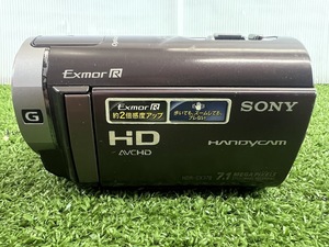  SONY/ソニー HANDYCAM HDR-CX370V デジタルビデオカメラ 本体のみ 2010年製 現状中古品 ジャンク扱い（A118）