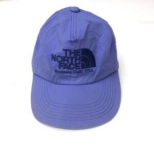 90s 日本製 The North Face ノースフェイス ナイロンキャップ フリーサイズ 紫系 スナップバック NN-9193