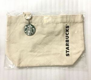 新品　非売品　スターバックス　トートバッグ　チャーム付き STARBUCKS スタバ バッグ