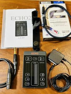 【隠れた名機】ECHO2 タッチパネル式 オーディオインターフェース 高音質パーソナルミキサー 多機能 AD/DAコンバーター 超貴重 廃盤 レア