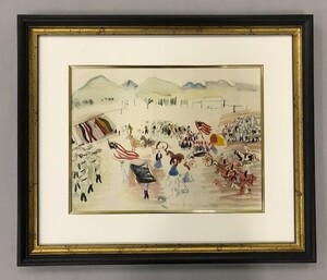 【特価】　≪　　ラウル 　デュフィ 　　≫　　COLLOTYPES【コロタイプ版画】 　　RODEO IN TUCSON 　　1959年 　　RAOUL DUFY