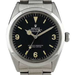 ロレックス ROLEX エクスプローラー 1 1016 腕時計 SS 自動巻き ブラック メンズ 【中古】