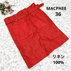 【MACPHEE】マカフィー 36 リネン100% ゴルフ 日本製