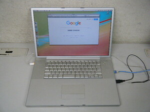 PowerBook G4 A1013 Alminium 17インチ 2003 / 中古(現状品)