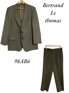 Bertrand Le thomasスーツセット オリーブグリーン　98AB6