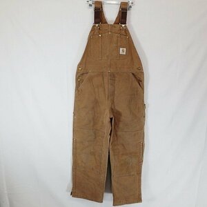 SALE///// 80s USA製 Carhartt カーハート オーバーオール ワークウェア 作業着 ストリート DIY キャメル ( メンズ 36×30 ) 5/ m8595