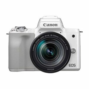 中古 １年保証 美品 Canon EOS Kiss M EF-M 18-150 IS STM レンズキット ホワイト