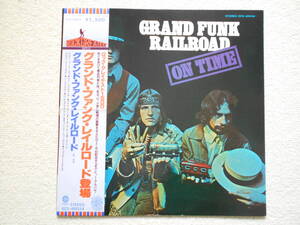 LP 帯付 グランド・ファンク・レイルロード GRAND FUNK RAILROAD/登場 ON TIME☆ECS-40034