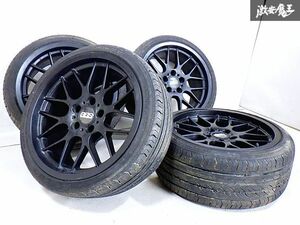 ●BBS RX209 塗装品 18インチ 8.5J +10 PCD120 5H 5穴 アルミ ホイール 4本セット マットブラック 艶消し黒 BMW E34 E39 5シリーズ 棚B-2