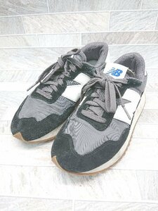 ◇ New Balance ニューバランス ローカット MS237GA スニーカー シューズ サイズ23.5cm ブラック グレー レディース P