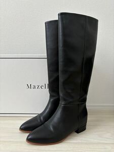 ■激安■Mazell/マゼル■撥水加工インヒールロングブーツ■ブラック/L■24cm-24.5cm■BARNYARDSTORM/バンヤードストーム◎