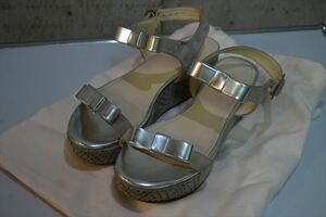 ジミーチュウ　JIMMY CHOO　パテントレザー　サンダル　パンプス　シューズ　靴35 C7160