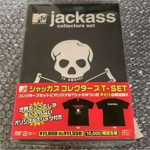 jackass MTV コレクターズ T-SET Tシャツ DVD ジャッカス BOX 帯付き