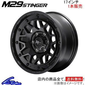 MID ナイトロパワー M29スティンガー 1本 ホイール ランドクルーザープラド【17×8J 6-139 INSET20 バレルブラック】120系 NITRO POWER