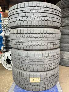 送料無料 F1168 YOKOHAMA 225/55r17 97Q 中古スタッドレス タイヤ 冬タイヤ 4本セット 残り溝8.5mm