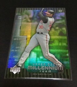 MLB 2000年upper deck ケン・グリフィー・ジュニア jr(レッズ)インサート。MILLENNIUM TEAM。No. UD10。KEN GRIFFEY JR. 