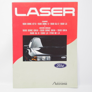 FORD フォード レーザー LASER 3代目 BG型 GT-X/GL-X/LX/GHIA/LX他 カタログ