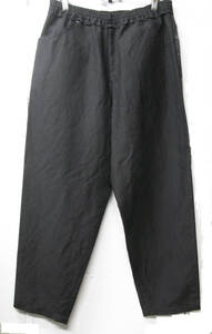 UNDERCOVER 24SS OVERSIZED WOOL/LINEN PANTS 5 Charcoal アンダーカバー ウェザーネームコラージュ 腰ヒモ パンツ チャコール 5